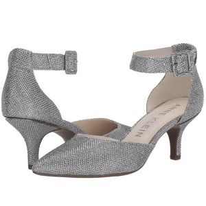 Anne Klein Women's Fabulist Silver Point Toe Heels Pump Size 8.5